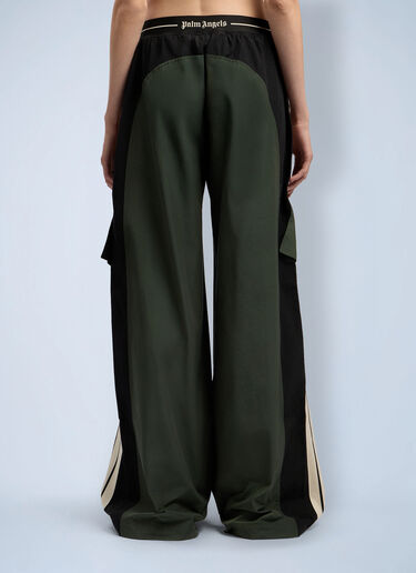 Panel Cargo Pants Palm Angels Panel Cargo Pants Green pma0262079