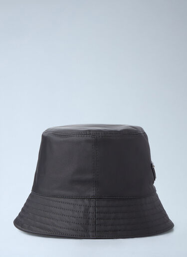 Prada Logo Bucket Hat  Black pra0245063