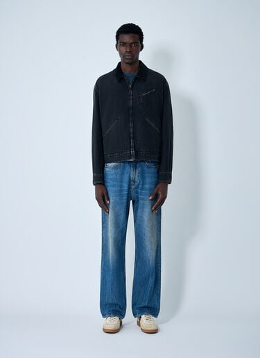 Denim Zip-Up Jacket Maison Margiela Denim Zip-Up Jacket Black mla0161001