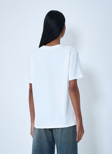 MM6 Maison Margiela Logo Motif T-Shirt White mmm0264007