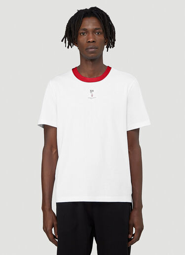 Maison Margiela 3 Pack Contrast Crewneck T-Shirt White mla0143014