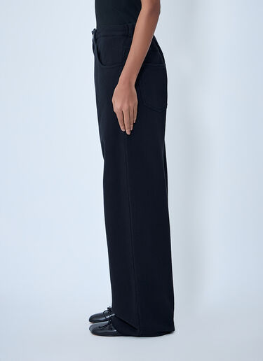 MM6 Maison Margiela Wide-Leg Pants Black mmm0264008