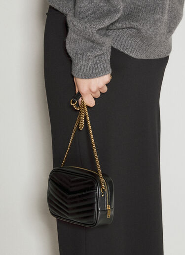 Saint Laurent Mini Lou Shoulder Bag Black sla0255119