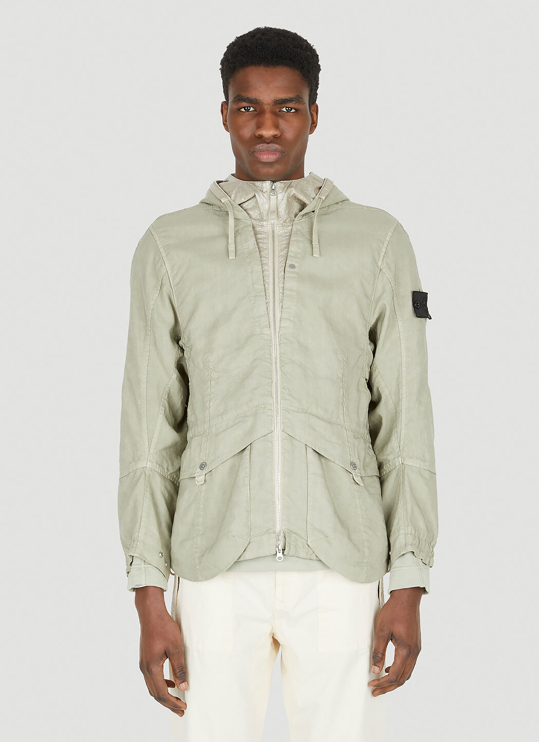Stone island short parka new arrivals