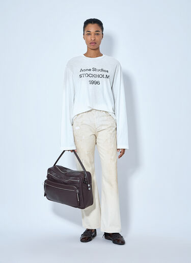 Acne Studios 2021F Regular Fit Jeans Cream acn0265010