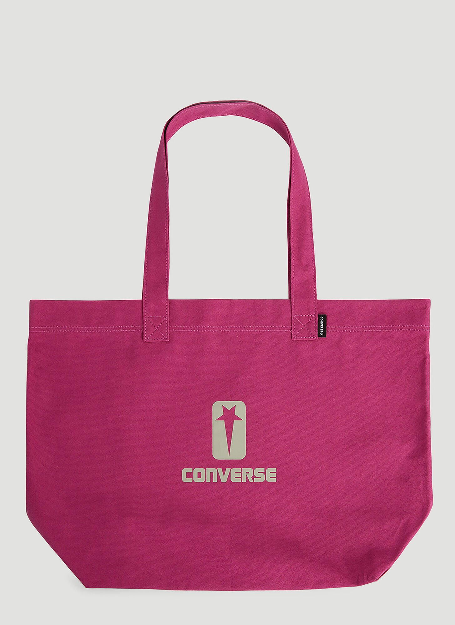 Rick Owens Drkshdw X Converse Logo Print Tote Bag Unisex Pink