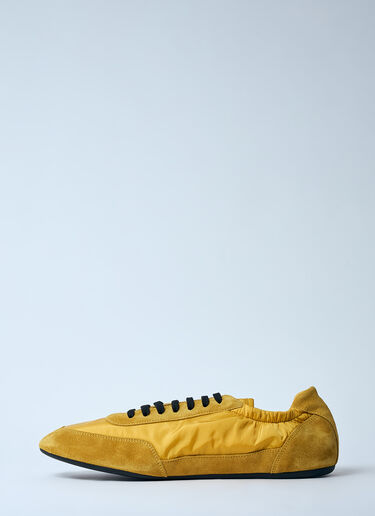 Prada Collapse Re-Nylon And Suede Sneakers Brown pra0160019