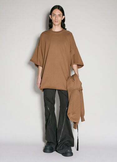 Rick Owens DRKSHDW 토미 T 티셔츠  브라운 drk0156016