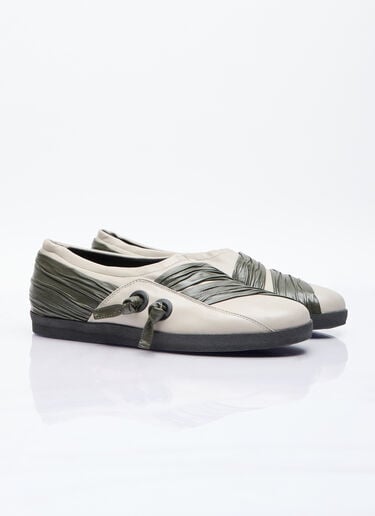 Wrinkled Slip-On Shoes Kiko Kostadinov Wrinkled Slip-On Shoes Beige kko0156017