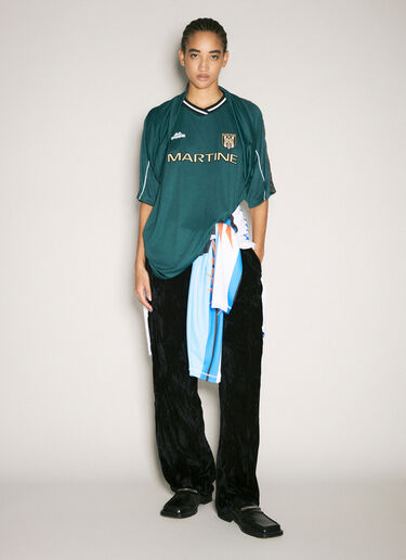 Martine Rose Celebration 足球 T 恤 绿色 mtr0358002