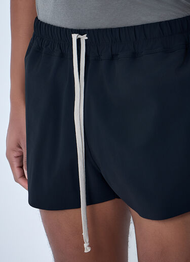 Rick Owens Elasticated Waistband Shorts Black ric0163013