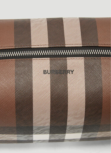 Burberry House-Check Wash Bag Brown bur0143037