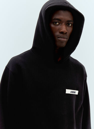 Jacquemus Le Gros Grain 连帽运动衫 黑色 jac0158010