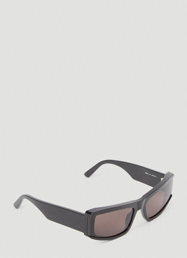 Edgy Rectangle Sunglasses Balenciaga Edgy Rectangle Sunglasses Black bcs0353007