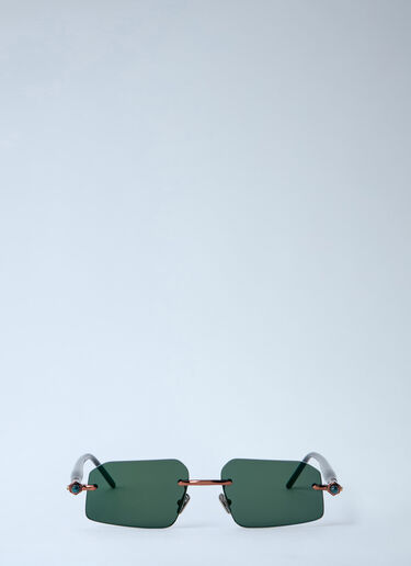 P64 Sunglasses Kuboraum P64 Sunglasses Green kub0364007