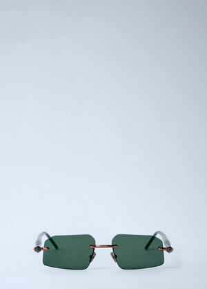 Kuboraum P64 Sunglasses Green kub0364007