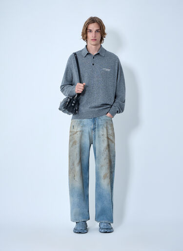 Acne Studios Loose Fit Jeans Blue acn0163026