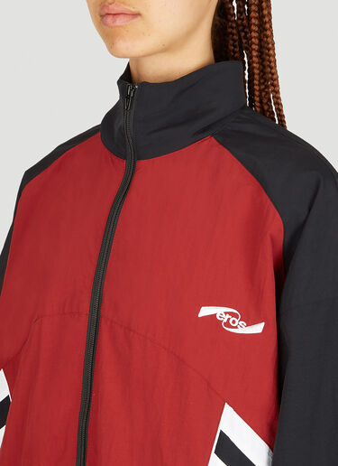 Martine Rose フリンジトラックジャケット レッド mtr0253001