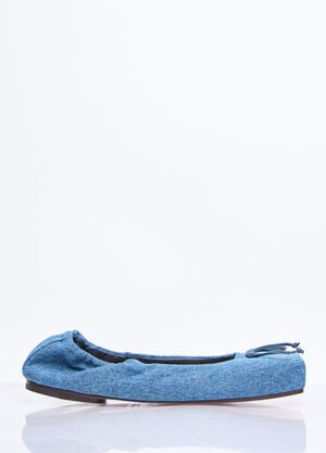 Jacquemus Les Ballerines Flats Blue jac0258024
