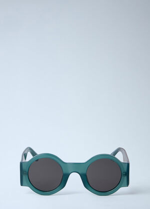 Dries Van Noten Round Sunglasses Blue dvn0263050