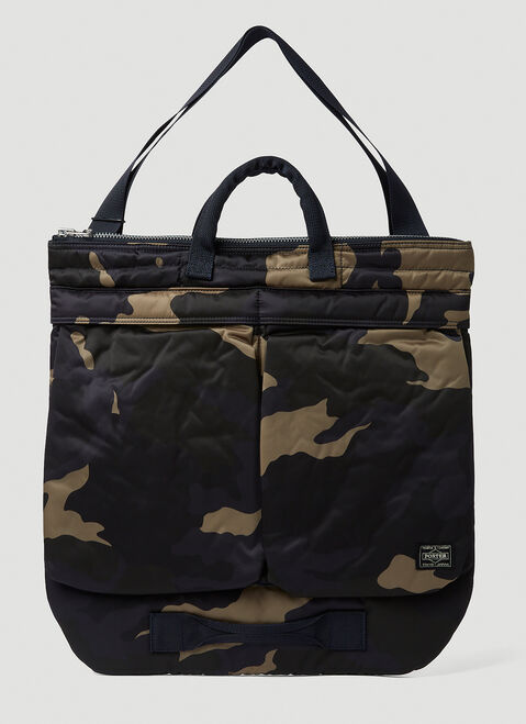 Porter-Yoshida & Co Tanker 2Way Tote Bag Blue por0350011