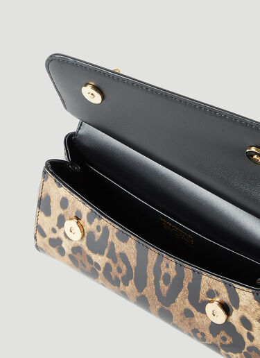 Dolce & Gabbana Kim Sicily Handbag Brown dol0252021