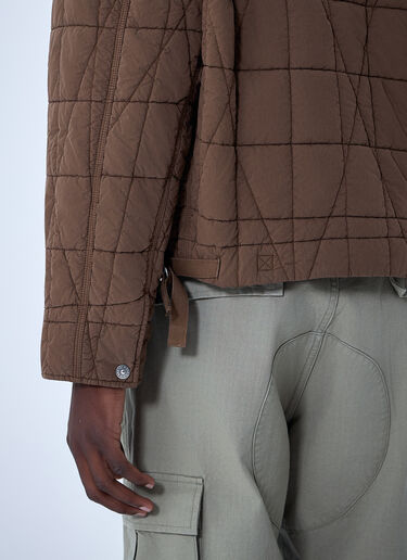 Stone Island Short Parka Jacket Brown sto0164061