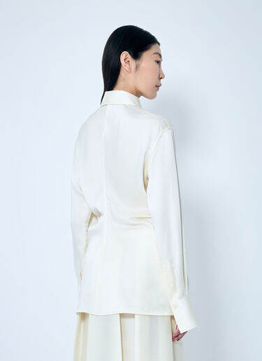 TOTEME Slouch Waist Shirt Cream tot0259042