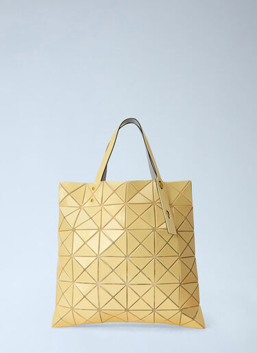 LN-CC® - Bao Bao Issey Miyake: Lucent One-Tone Tote Bag - Yellow Bao Bao Issey Miyake Lucent One-Tone Tote Bag Yellow bao0366002