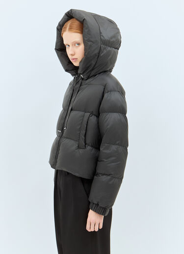 Max Mara 발수성 크롭 다운 재킷  블랙 max0258027