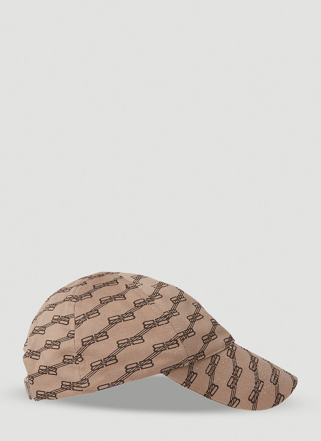Balenciaga BB Monogram Baseball Cap in Beige LN CC