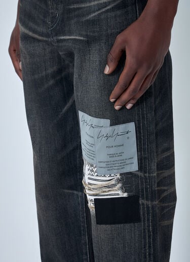 Yohji Yamamoto x Neighborhood Savage Denim DP Basic Jeans Black yoy0164003