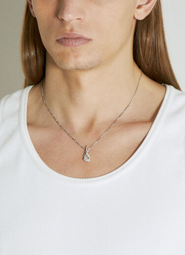 Alan Crocetti Mini Gem In Heat Necklace Silver acr0354007