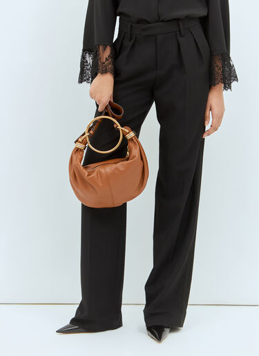 Chloé Small Bracelet Hobo Bag Brown chl0258042