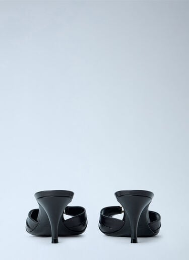 Saint Laurent Babylone Heeled Sandals Black sla0263032