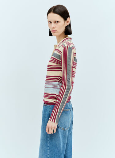 Bottega Veneta Striped Knit Sweater Multicolour bov0257014