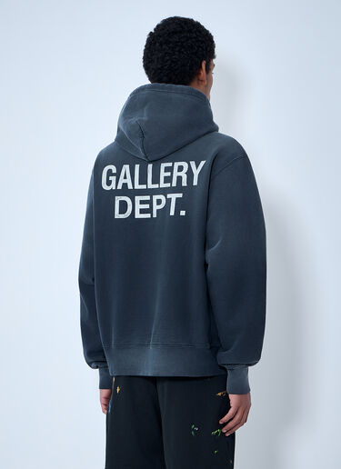 Gallery Dept. Paint Splatter Hooded Sweatshirt Black gdp0162005