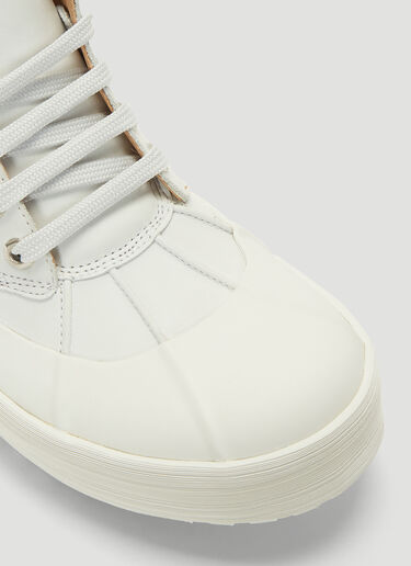Jacquemus Les Meuniers Hautes Lace-up Boots White jac0237017