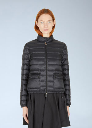 Moncler Lans 퀼트 다운 재킷 블랙 mon0247021