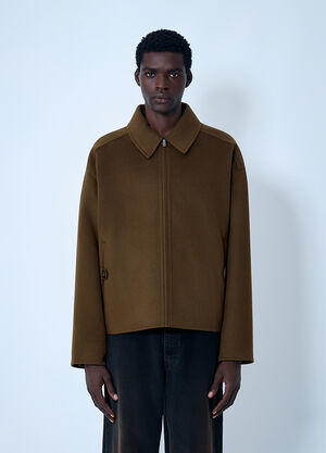 Acne Studios Wool-And-Cashmere-Blend Jacket Olive acn0162018