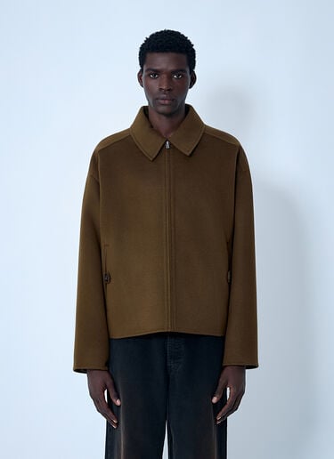 Acne Studios Wool-And-Cashmere-Blend Jacket Olive acn0162018