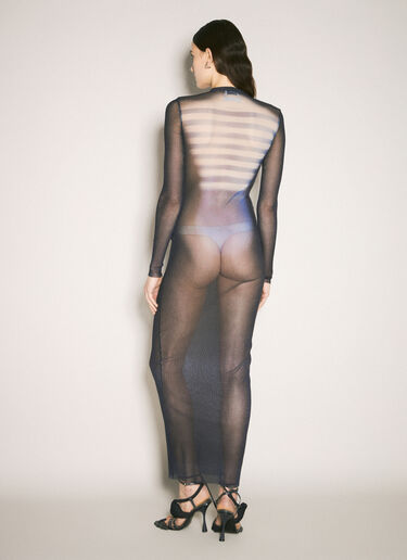 Jean Paul Gaultier Le Mâle Crewneck Maxi Dress Navy jpg0259001