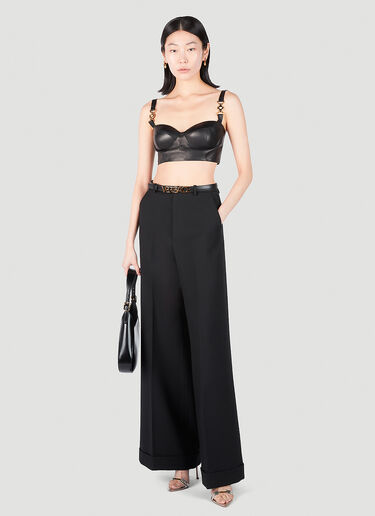 Versace 美杜莎文胸上衣 黑色 vrs0251002