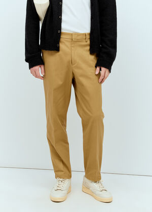 Jil Sander 华达呢长裤 米色 jil0156003