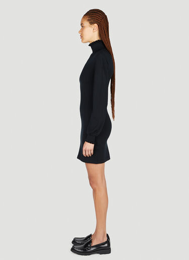 Sportmax Ruffled Neck Dress Black spx0251005