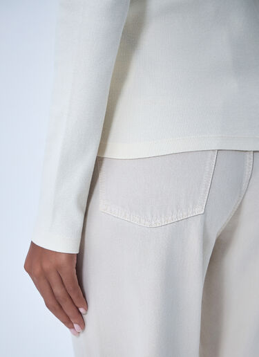 Logo Motif T-Shirt JW Anderson Logo Motif T-Shirt White jwa0261004