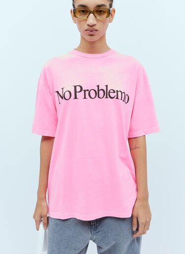 No Problemo Fluoro T-Shirt Aries No Problemo Fluoro T-Shirt Pink ari0354002