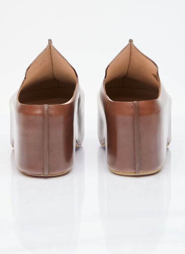 JW Anderson Platform Clog Shoe Brown jwa0255001