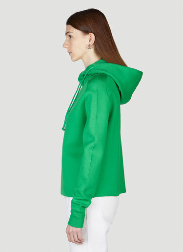 Bottega Veneta Minimal Hooded Sweatshirt Green bov0249095
