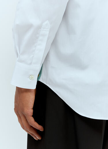 Comme des Garçons SHIRT x Andy Warhol 팝 아트 셔츠 화이트 cdg0156002